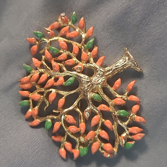 Colorful Tree Brooch - Picture 3 of 6